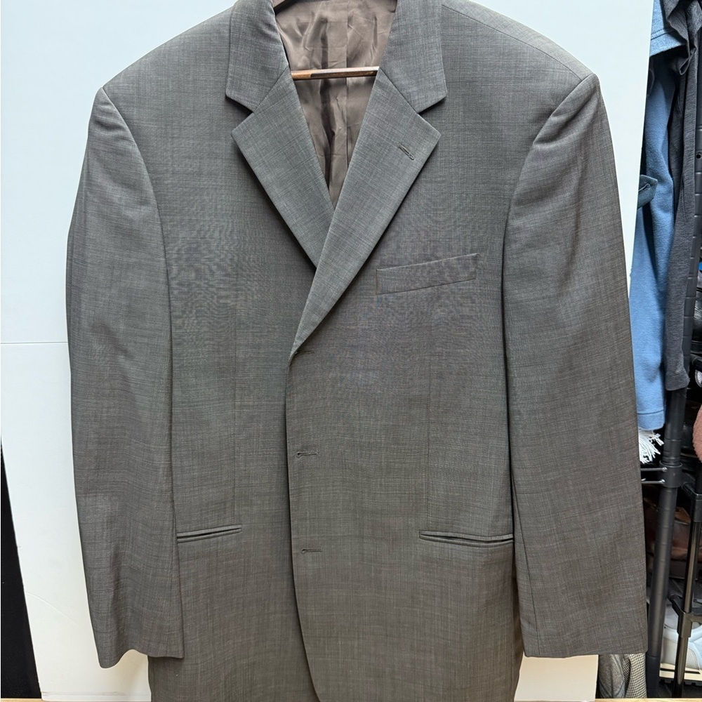 Hugo Boss Charcoal Gray Men's Suit Jacket